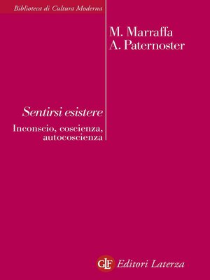 cover image of Sentirsi esistere